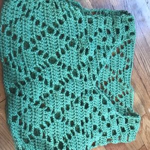 hand knitted green sweater vest